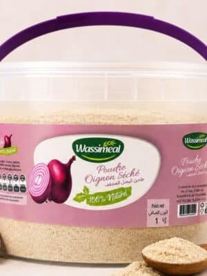 Poudre d’oignon séché 100% naturelle – Wassimeal