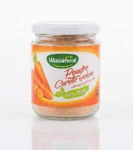 Poudre de carotte séchée 100% naturelle – Wassimeal 100g