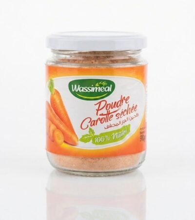 Poudre de carotte séchée 100% naturelle – Wassimeal 100g