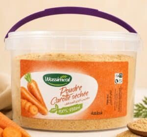 Poudre de carotte séchée 100% naturelle – Wassimeal