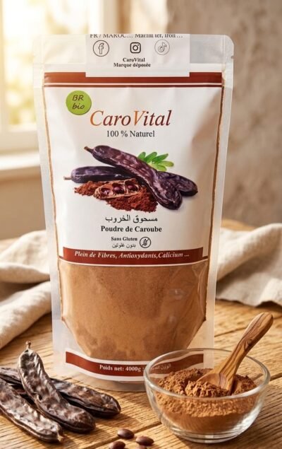 Poudre de Caroube CaroVital – 100 % Naturelle